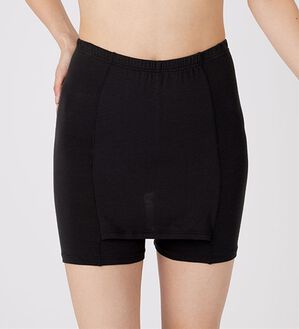 LAVIENNE（ラヴィエンヌ）の「ひんやりインナー　Ｙラインカバーペチパンツ＜ラヴィクール＞（肌着・インナーウェア）」｜ブラック