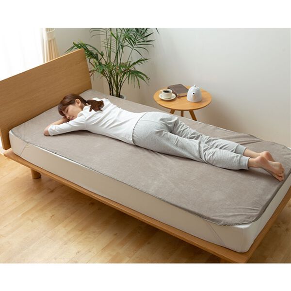 しっかり防水フラットシーツ mofua＜敷パッド＞＜おねしょシーツ