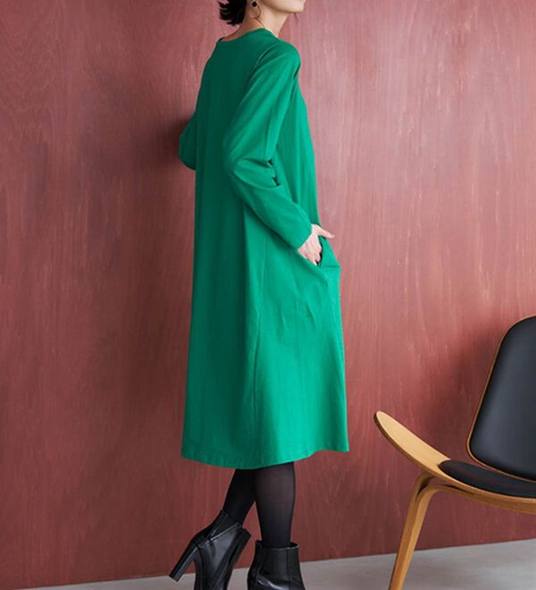 RANAN（ラナン）の「【選べる２丈】＜ＢＣ＞ポケット付マキシワンピース（その他ワンピース）」｜詳細画像