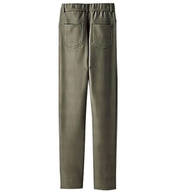 BELLUNA（ベルーナ）の「マシュマロみたいな裏ベロアなめらかストレッチパンツ（フルレングスパンツ）」｜詳細画像