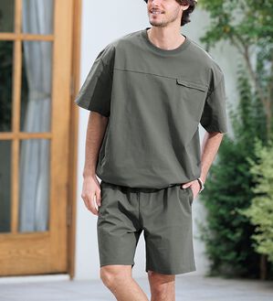 「＜コムルヴァン・オム＞脱おじさん！ドロストスーツ（メンズルームウェア）」｜詳細画像