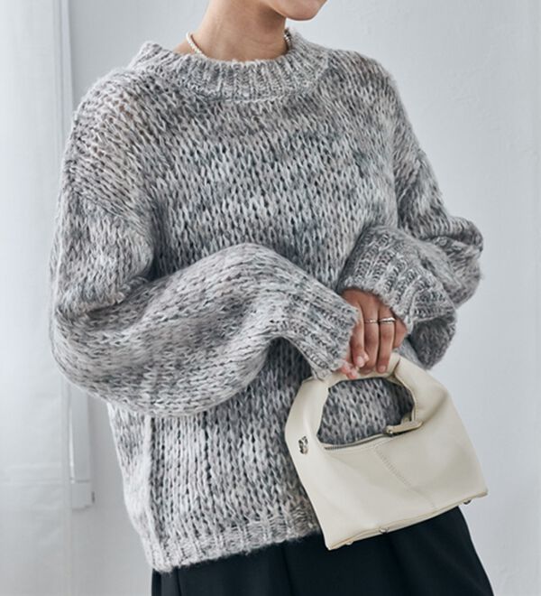 RANAN（ラナン）の「ミックスカラーシャギーニット（ニット・セーター）」｜詳細画像