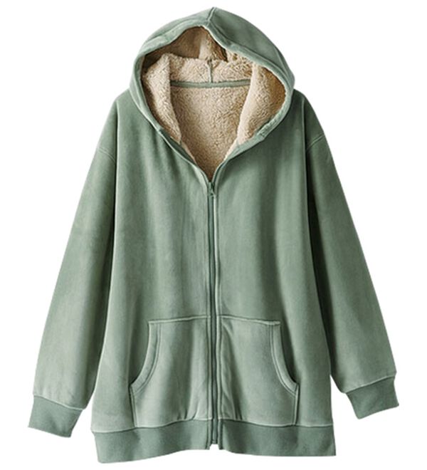 BELLUNA（ベルーナ）の「【快適Ｌａｂ．】リッチベロア素材裏ボアパーカー（パーカー）」｜詳細画像