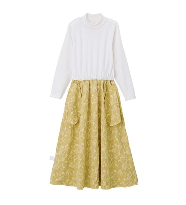 RANAN（ラナン）の「ジャカード素材ドッキングワンピース（ドッキングワンピース）」｜詳細画像