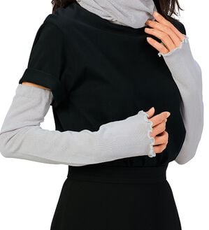 「日本製　遮熱＆ＵＶカット　アームカバー（その他ファッション小物）」｜詳細画像