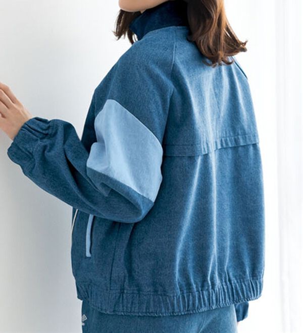 BELLUNA（ベルーナ）の「【ｕｍｂｒｏ】切替デニムジャケット（ブルゾン）」｜詳細画像