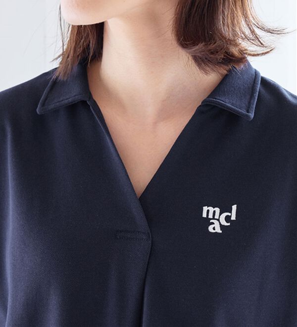 Viola e Viola（ヴィオラ エ ヴィオラ）の「【ｍａｒｉｅ　ｃｌａｉｒｅ　ＳＰＯＲＴ】スキッパーポロチュニック（チュニック）」｜詳細画像