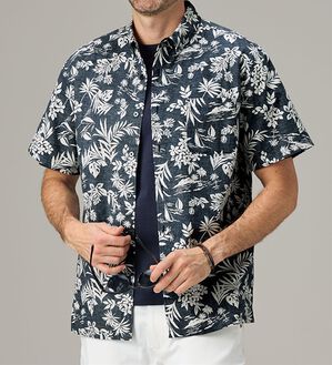 「大人デザインの涼感リゾートシャツ（メンズシャツ）」｜詳細画像