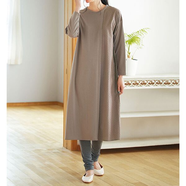 BELLUNA（ベルーナ）の「切替デザインゆったりワンピース（カットソーワンピース）」｜詳細画像