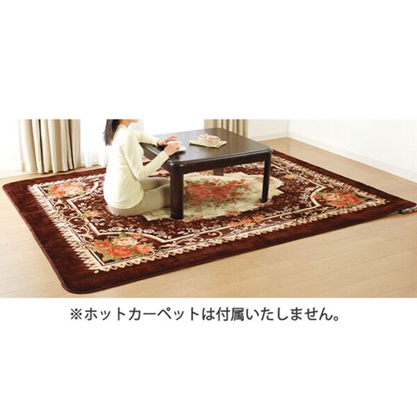 「ホットカーペット対応洗えるボアラグ（ラグ）」｜詳細画像