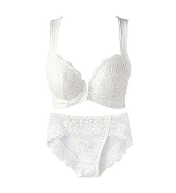 LAVIENNE（ラヴィエンヌ）の「スキッと美姿勢シリーズ　フロントホックブラ・ショーツ（別売）（ブラジャー）」｜詳細画像