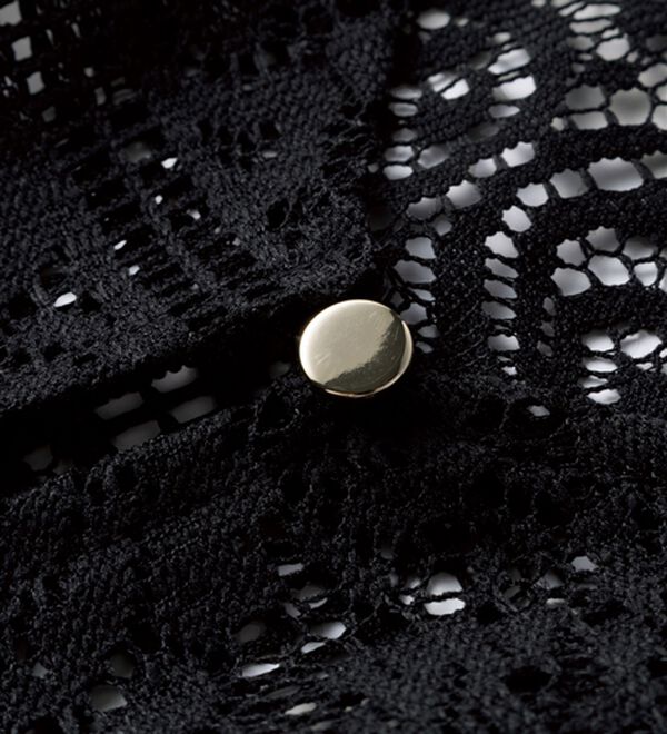 BELLUNA（ベルーナ）の「スクエアレース素材キャミワンピース（その他ワンピース）」｜詳細画像