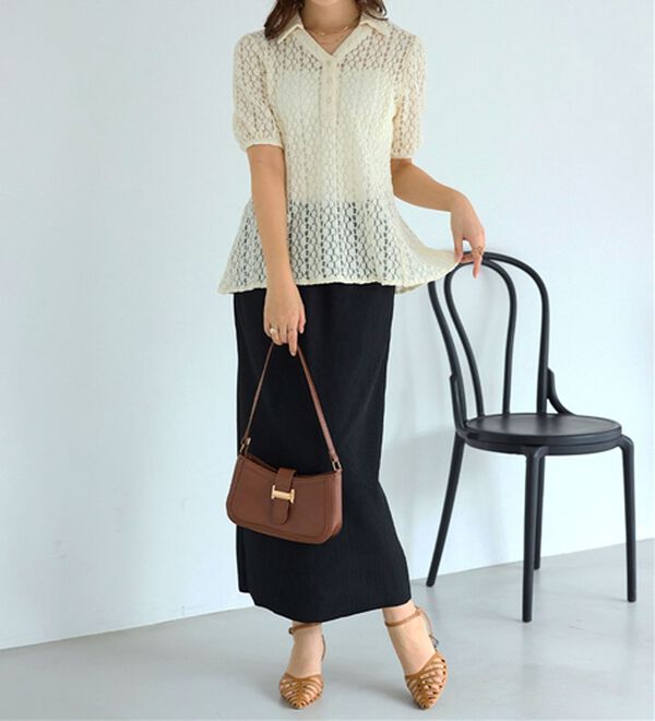 alotta（アロッタ）の「総レーススキッパーポロチュニック（チュニック）」｜詳細画像