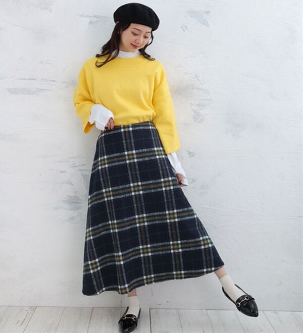 「【Ｌ～６Ｌ】重ね着を楽しむレイヤード専用ニットプルオーバー（ニット・セーター）」｜詳細画像