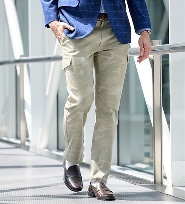 「＜コムルヴァン・オム＞５０代からの［神業］カーゴパンツ（メンズカーゴパンツ）」｜詳細画像