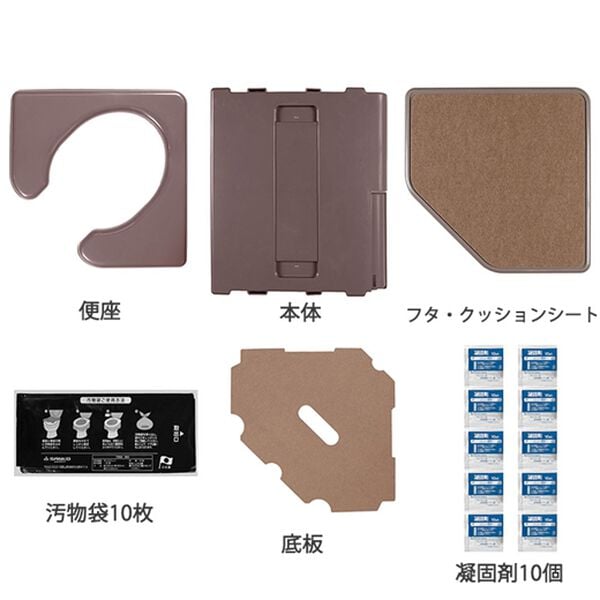 「ポータブルコーナートイレ（防災グッズ・防犯グッズ）」｜詳細画像