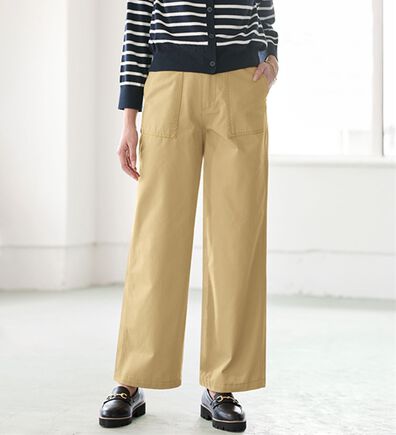 BELLUNA（ベルーナ）の「大人のきれいめベイカーチノパンツ（フルレングスパンツ）」