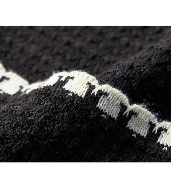 サマーツイード風配色ニットカーディガン - ベルーナ【公式】