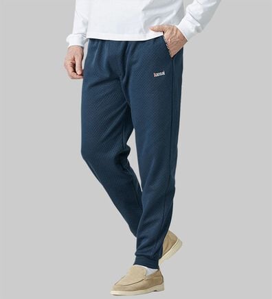 「【２本組】＜カンサイ＞肌側綿１００％ミニキルトパジャマパンツ（メンズルームウェア）」