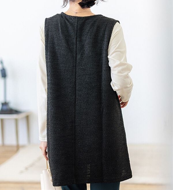 BELLUNA（ベルーナ）の「ジャカード素材ジャンスカアンサンブル（アンサンブル）」｜詳細画像