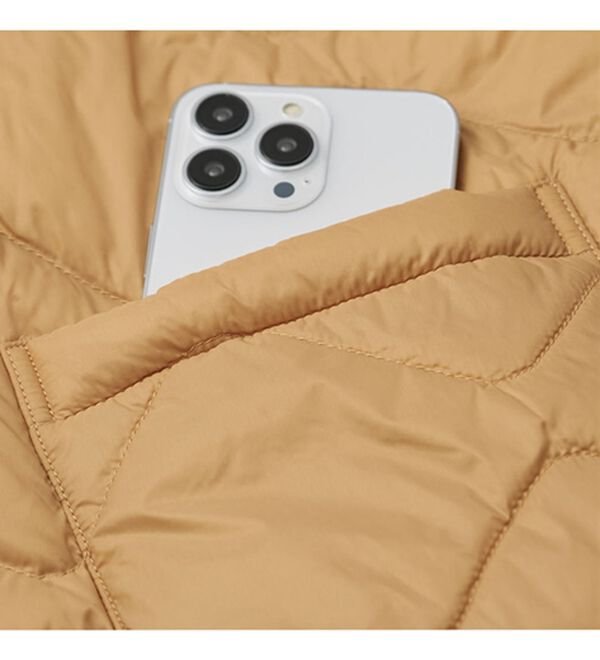 BELLUNA（ベルーナ）の「洗える！軽量ダウンノーカラーコート（ポーチ付）（ハーフコート）」｜詳細画像