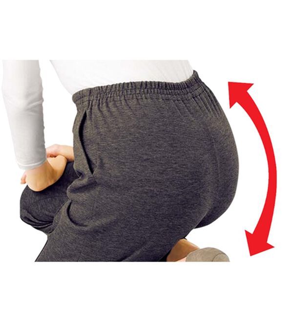 ルフラン（ルフラン）の「【３本組】日本製あったか楽ラク美人パンツ（フルレングスパンツ）」｜詳細画像