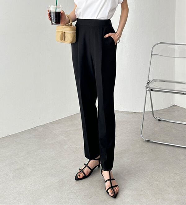 GeeRA（ジーラ）の「美脚きれい魅せ！テーパードパンツ（フルレングスパンツ）」｜詳細画像