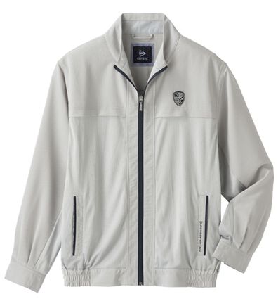 「＜ダンロップ・リファインド＞楊柳メッシュブルゾン（メンズブルゾン）」