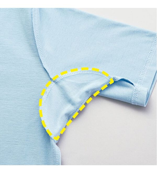 BELLUNA（ベルーナ）の「汗取パッド付綿１００％プリントＴシャツ（Tシャツ）」｜詳細画像