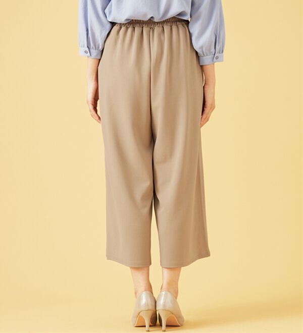 BELLUNA（ベルーナ）の「ジョーゼット素材サイドボタンワイドパンツ（ワイドパンツ・ガウチョ）」｜詳細画像