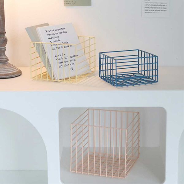 iellio（イエリオ）の「ｎｅｕｌｏ　ワイヤーボックス（小物・小型収納）」｜詳細画像