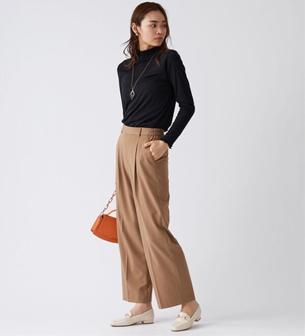 BELLUNA（ベルーナ）の「重ね着風フリル衿プルオーバー（カットソー）」｜詳細画像