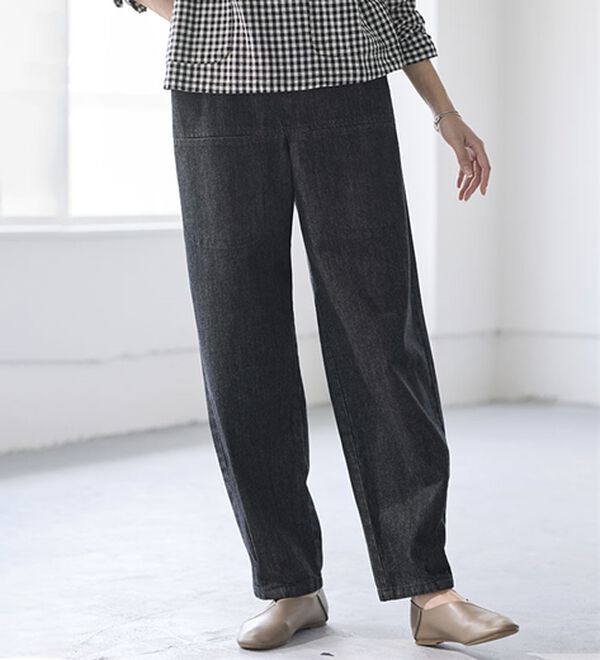 BELLUNA（ベルーナ）の「ポケットデザインコロンデニムパンツ（フルレングスパンツ）」｜詳細画像