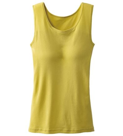 「【医師オススメ】ＵＶカット綿１００％カップ付タンクトップ＜カラフルコットン＞（肌着・インナーウェア）」