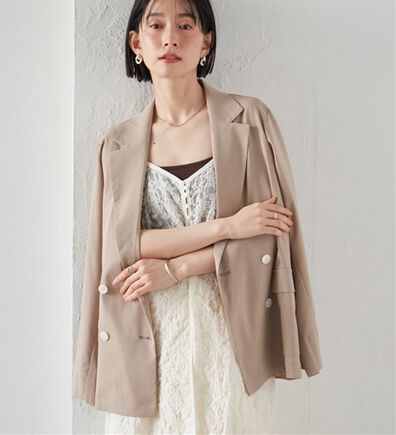 RANAN（ラナン）の「シアーダブルジャケット（テーラードジャケット）」