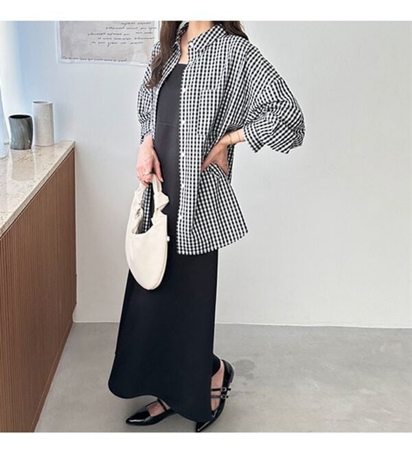 GeeRA（ジーラ）の「アソート柄オーバーサイズシャツ（シャツ）」｜詳細画像