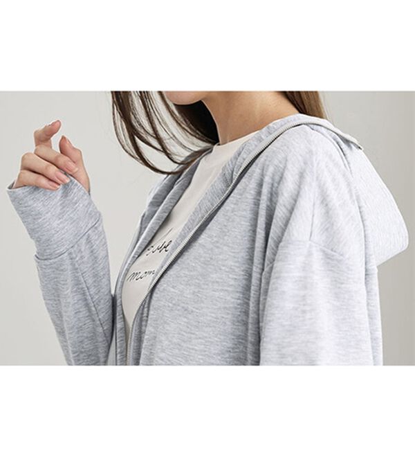 BELLUNA（ベルーナ）の「絶対に焼けたくない！後プリーツＵＶパーカー（パーカー）」｜詳細画像