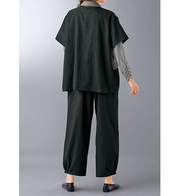 BELLUNA（ベルーナ）の「バルーンパンツ切替デザインセットアップ（セットアップ）」｜詳細画像