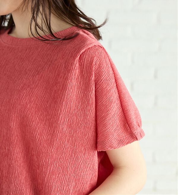 BELLUNA（ベルーナ）の「楊柳素材ドルマンプルオーバー（カットソー）」｜詳細画像