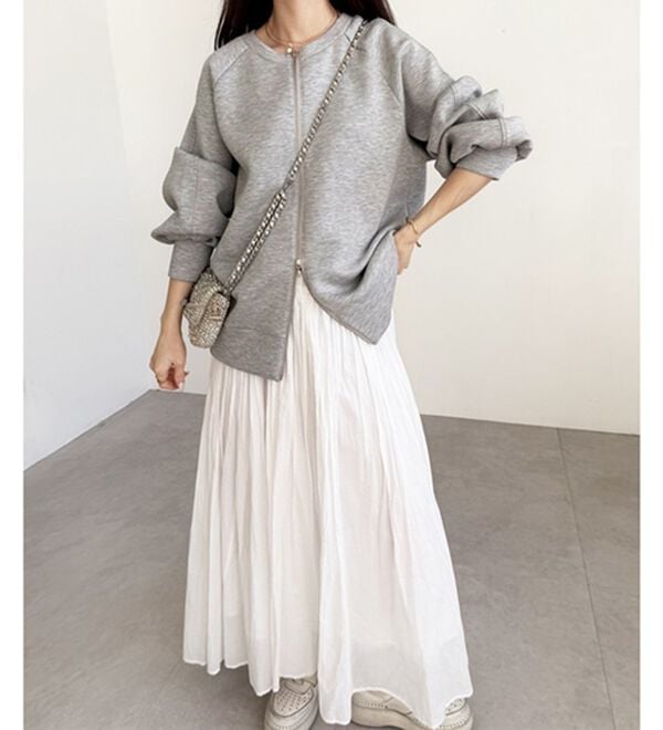 GeeRA（ジーラ）の「前後２ＷＡＹダブルジップスウェット（カットソー）」｜詳細画像