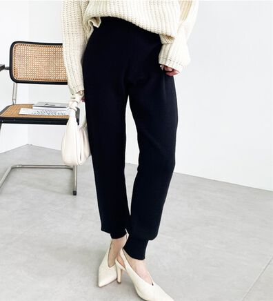 GeeRA（ジーラ）の「ニットジョガーパンツ（フルレングスパンツ）」