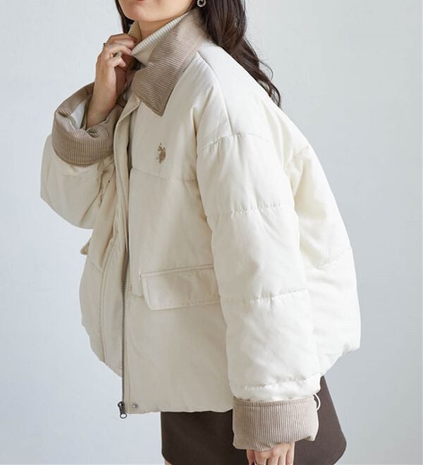 RANAN（ラナン）の「＜U.S.POLO ASSN.＞ワークデザイン中綿ブルゾン（ブルゾン）」｜詳細画像