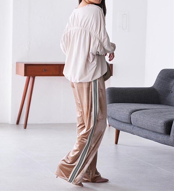 RANAN（ラナン）の「バックギャザーデザインスウェット（カットソー）」｜詳細画像