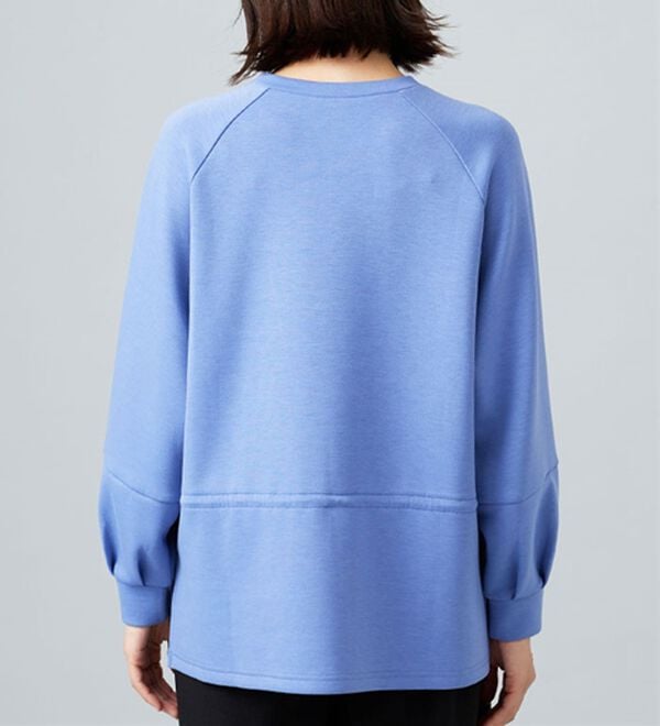 BELLUNA（ベルーナ）の「とろみ素材ドロスト使いプルオーバー（カットソー）」｜詳細画像