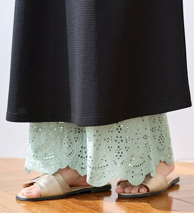 Viola e Viola（ヴィオラ エ ヴィオラ）の「綿レース使いペチパンツ（肌着・インナーウェア）」