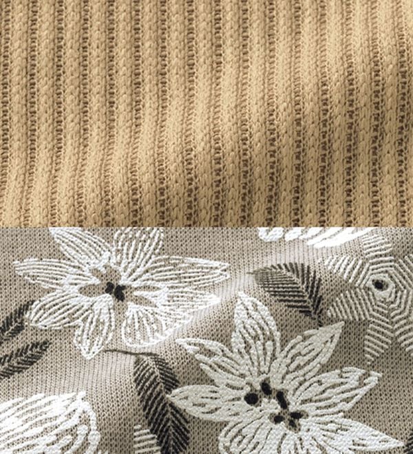 ルフラン（ルフラン）の「【２色組】花柄発泡プリントのエレガントチュニック（チュニック）」｜詳細画像