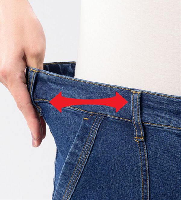 ルフラン（ルフラン）の「【２本組】雨の日もルン♪はっ水軽やかデニム（フルレングスパンツ）」｜詳細画像