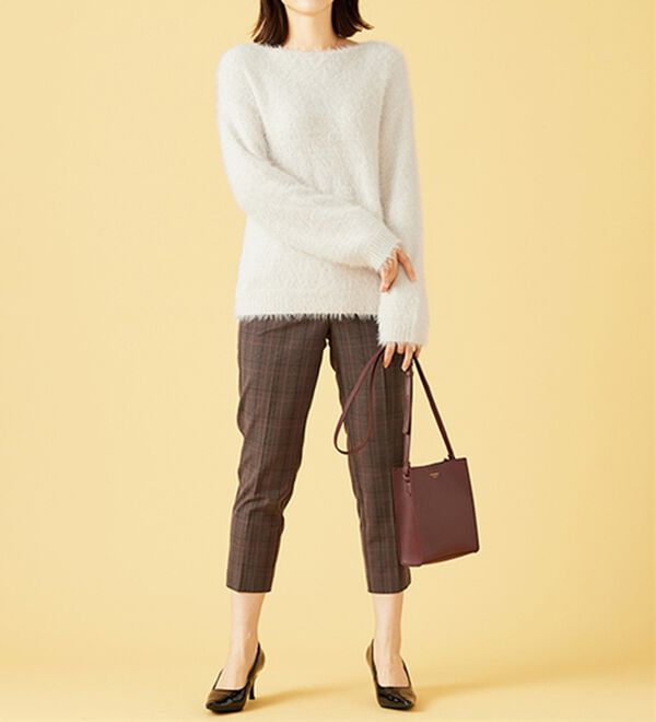 BELLUNA（ベルーナ）の「ふわふわシャギープルオーバー（ニット・セーター）」｜詳細画像