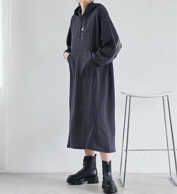 RANAN（ラナン）の「＜ａｄｉｄａｓ＞スウェットワンピース（その他ワンピース）」｜詳細画像