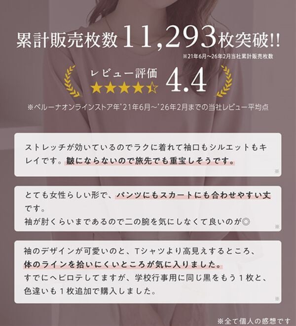 alotta（アロッタ）の「【接触冷感】着痩せが叶う！チューリップ袖ブラウスＴシャツ（ブラウス）」｜詳細画像